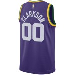 Utah Jazz Trikot Clarkson Jordan Nike 2023-24 Classic Edition Lila Swingman - Herren
